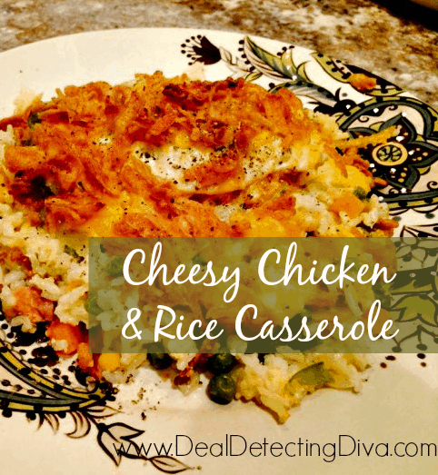 Example of the Cheesy Chicken & Rice Casserole recipe.