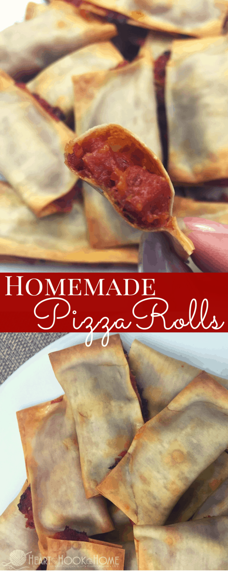 Homemade (Baked) Pizza Rolls