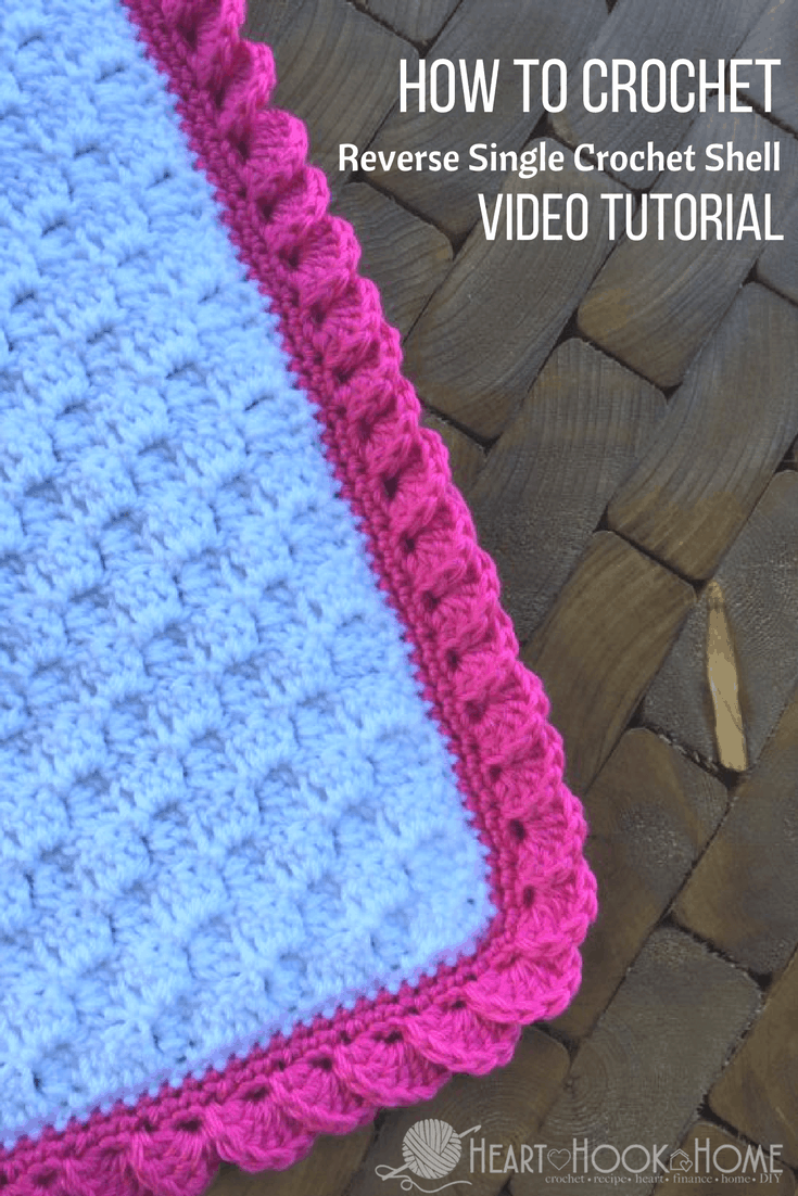 How to Crochet Borders: Reverse Shell Using Single Crochet
