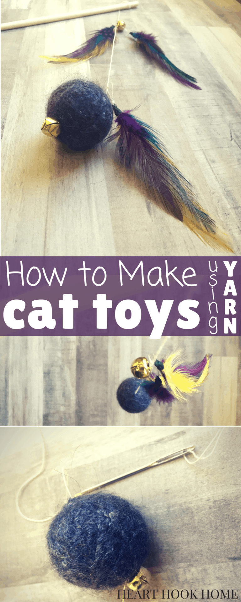 How to Make Cat Toys Using Yarn and Felting