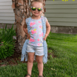 Kids Sizes Lightweight Summer Vest Pattern