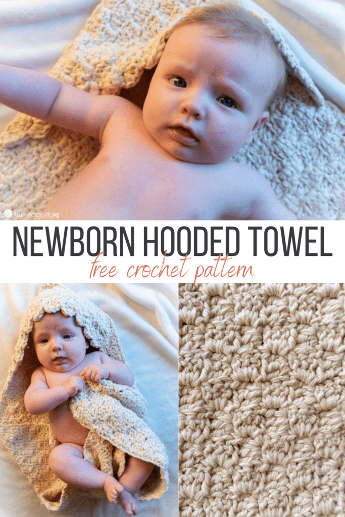 infant hooded towel crochet pattern