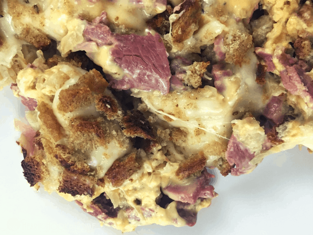 Quick Rye Bread Reuben Casserole Recipe