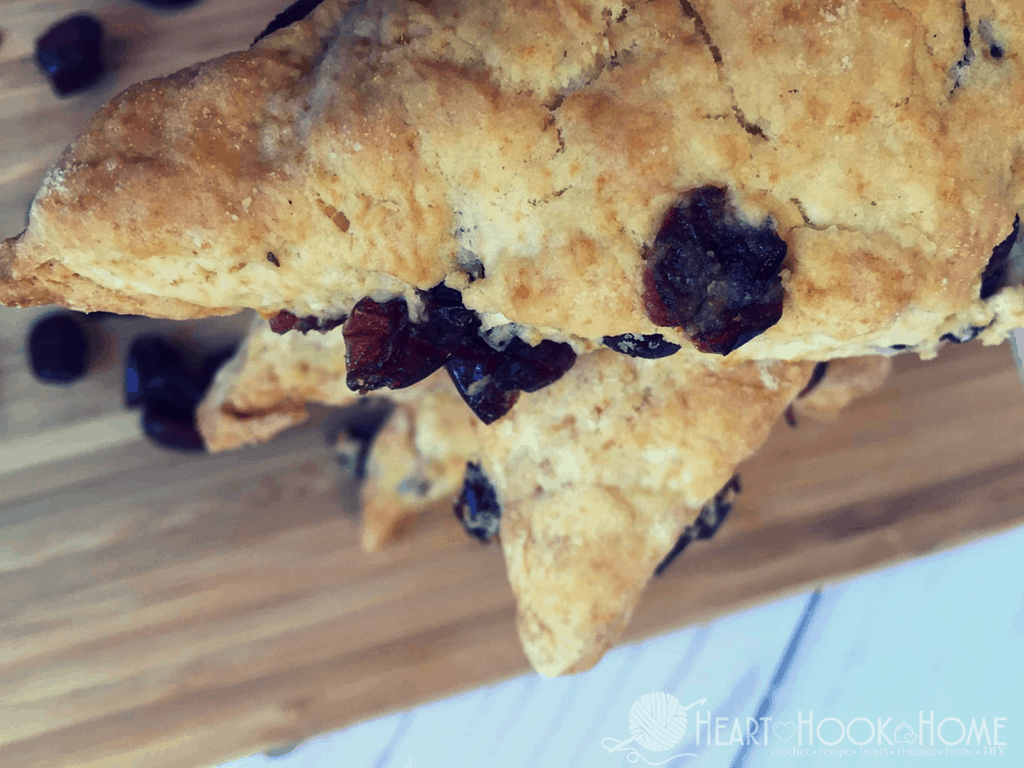 Example of the Cranberry Orange Scones recipe.