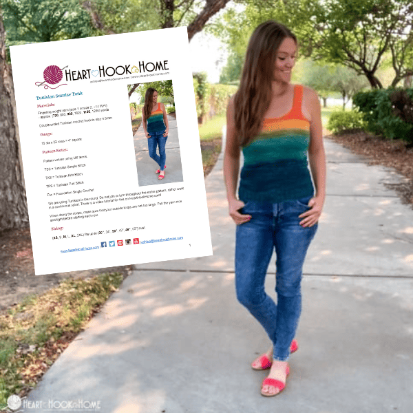 Tunisian Sunrise Tank