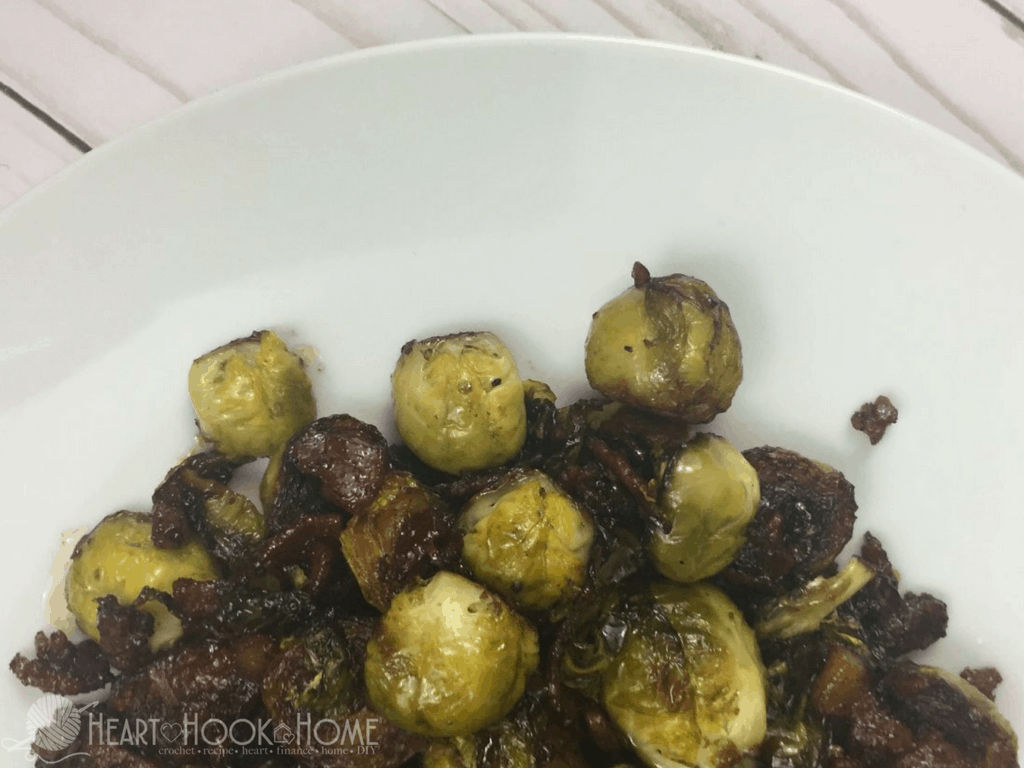 Caramelized Balsamic & Bacon Brussels Sprouts