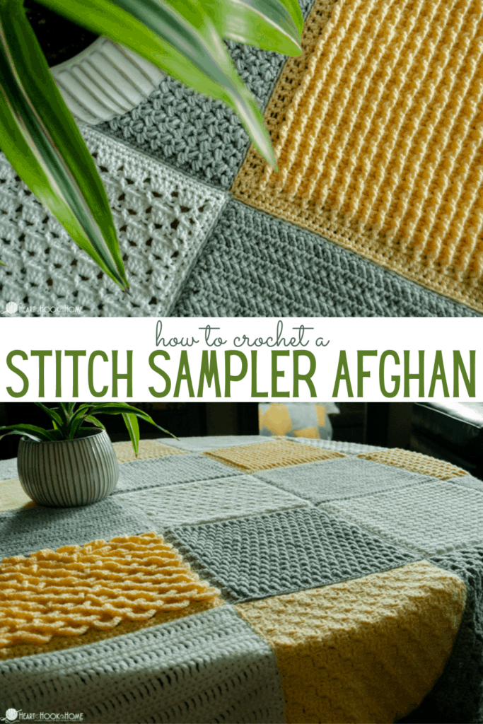 Stitch Sampler Afghan free crochet pattern