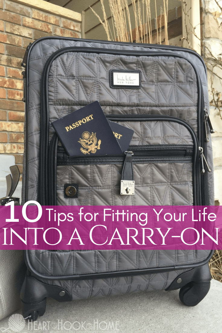 Ten Tips for Fitting Your Life into a Carry-on Bag