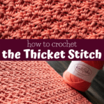 how to crochet the thicket stitch