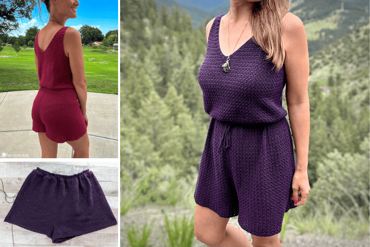 how to crochet a romper