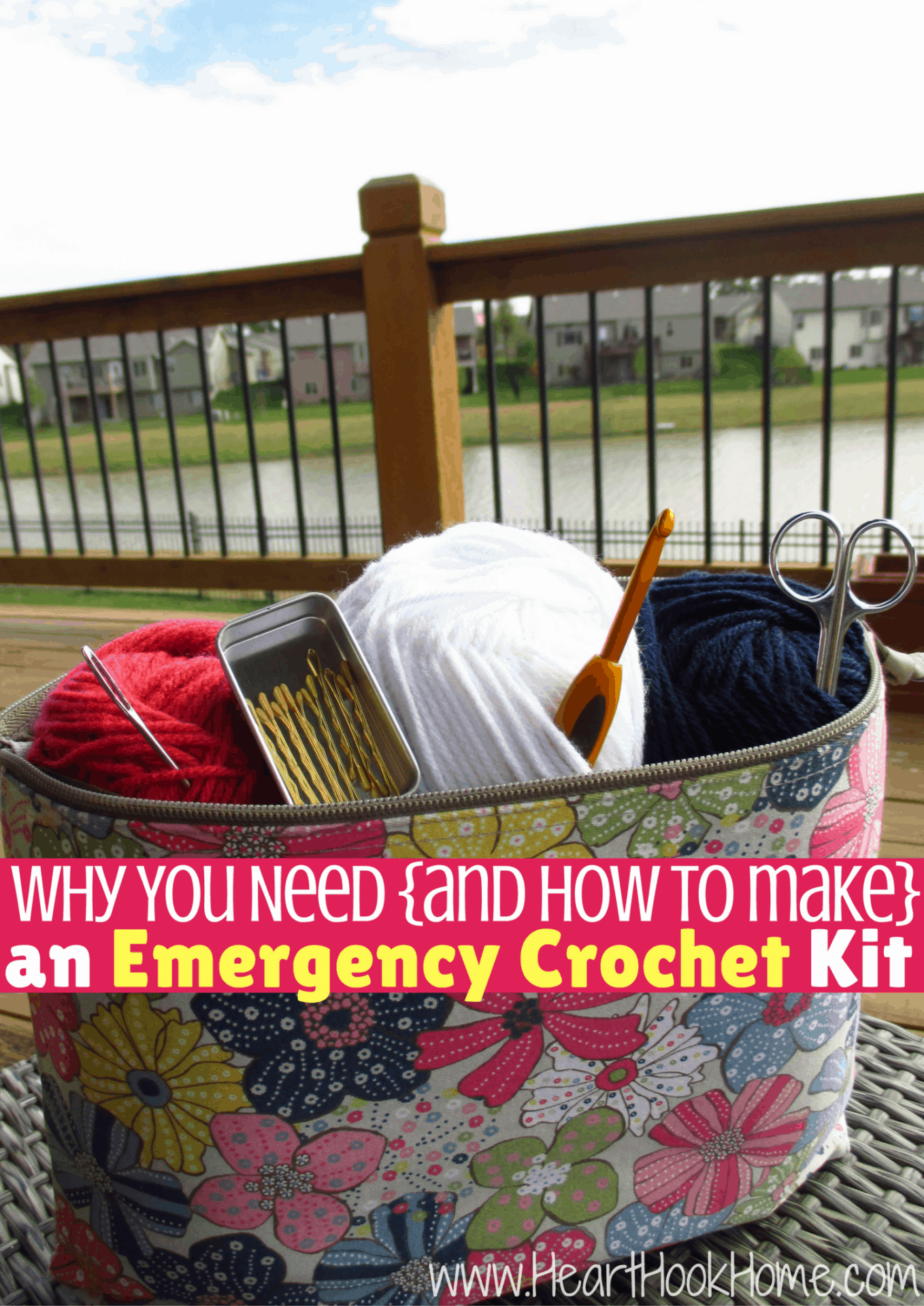 Why You Need an Emergency Crochet Kit + How to make One