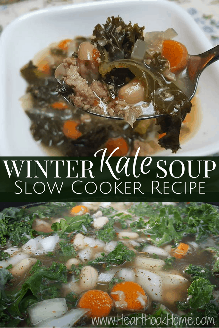 Winter Kale Soup Slow Cooker Recipe